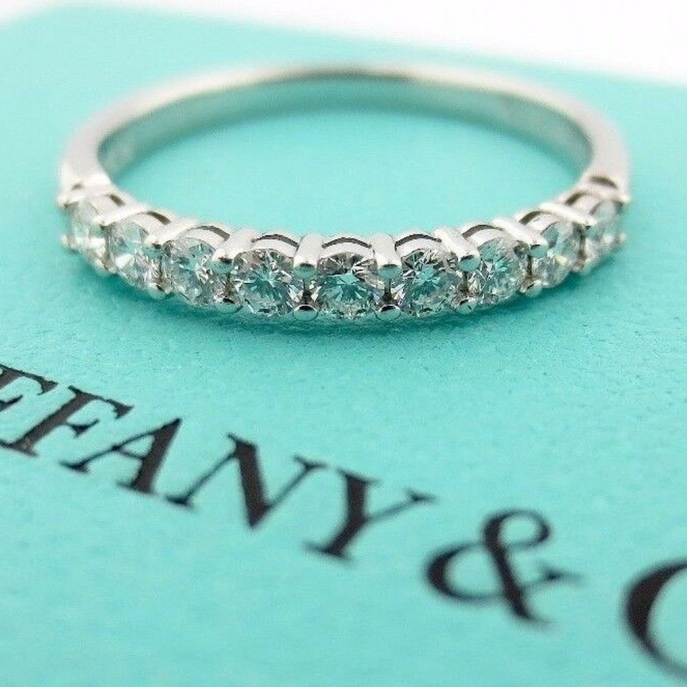 PLATINUM .27 DIAMOND 2.2MM SHARED ETERNITY WEDDING